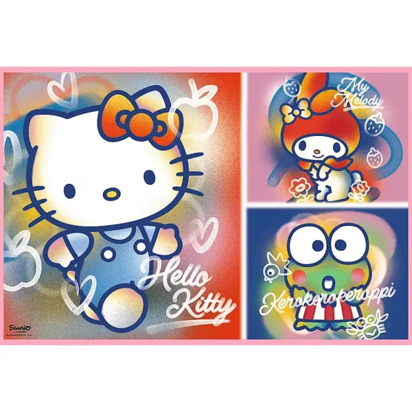 Hello Kitty und Freunde 2x200-teiliges Puzzle - Trefl Bild 2