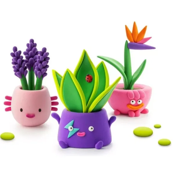 Hey Clay: Plant Folks Pflanzenfigur-Knetset – 15-teiliges Set Bild 3