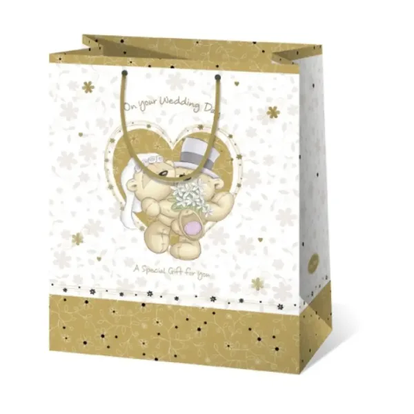 Hochzeitstag riesige Geschenktasche 33x45x15cm Bild 1