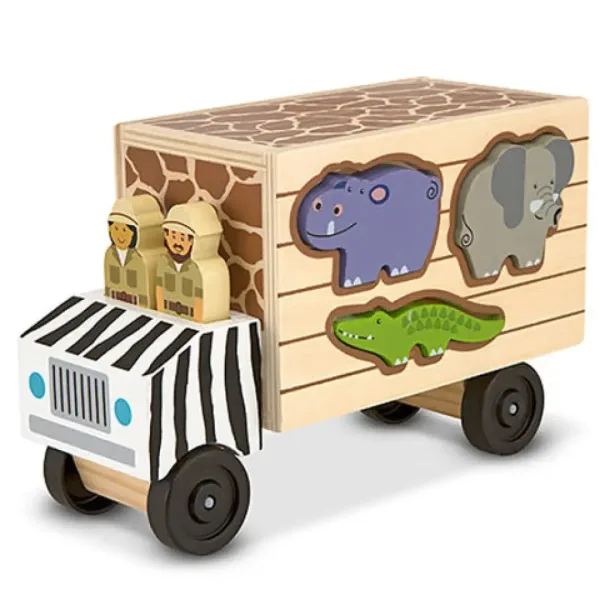 Holz Tier Formen Steckspiel - Melissa & Doug Bild 2