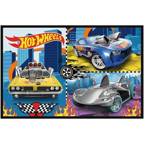 Hot Wheels - 2 x 70 Teile Puzzle - Trefl Bild 2