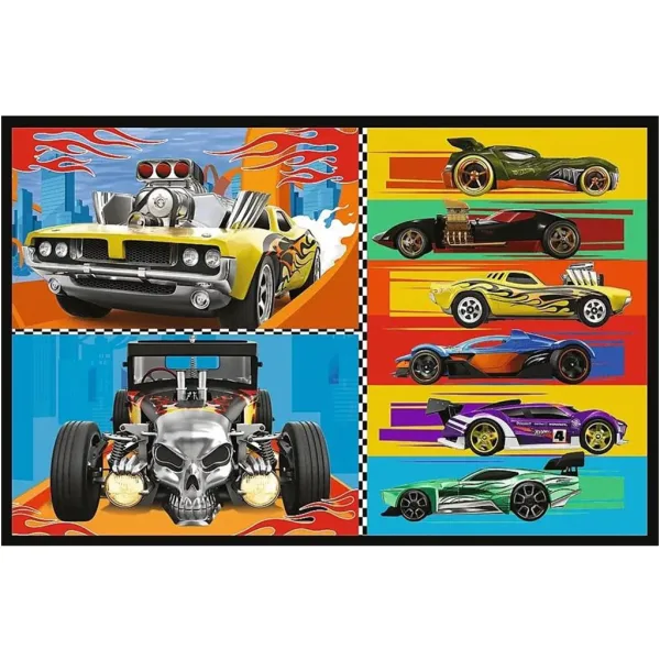 Hot Wheels - 2 x 70 Teile Puzzle - Trefl Bild 3
