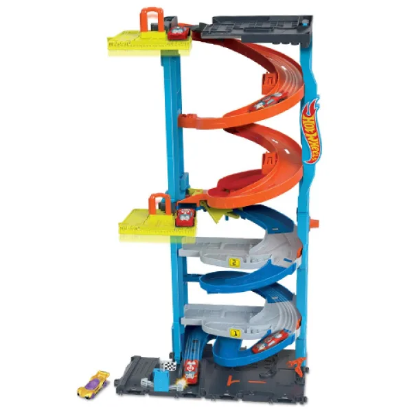Hot Wheels City: 2-in-1 Rennturm-Spielset - Mattel Bild 3