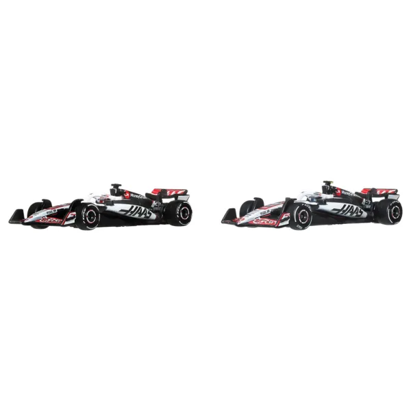 Hot Wheels F1 Kleinwagen 2er Set - Haas: Ocon + Bearman - Mattel Bild 2