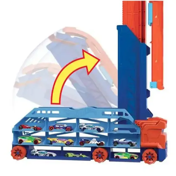 Hot Wheels: Freier Fall Rennbahn-Set - Mattel Bild 4