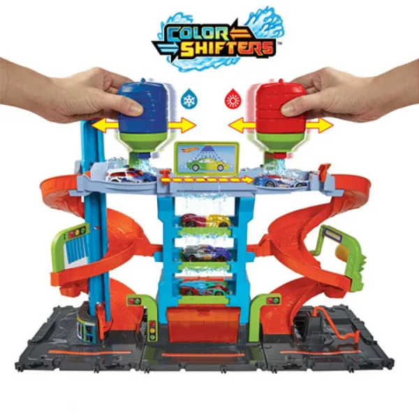 Hot Wheels - Mega Auto-Waschanlage Set 2022 - Mattel Bild 2