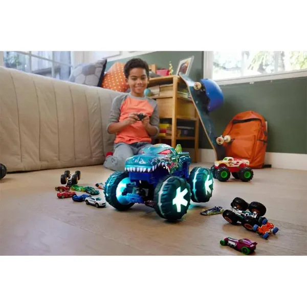 Hot Wheels Monster Trucks: Fernbedienung interaktives Mega Wrex Monsterauto - Mattel Bild 3