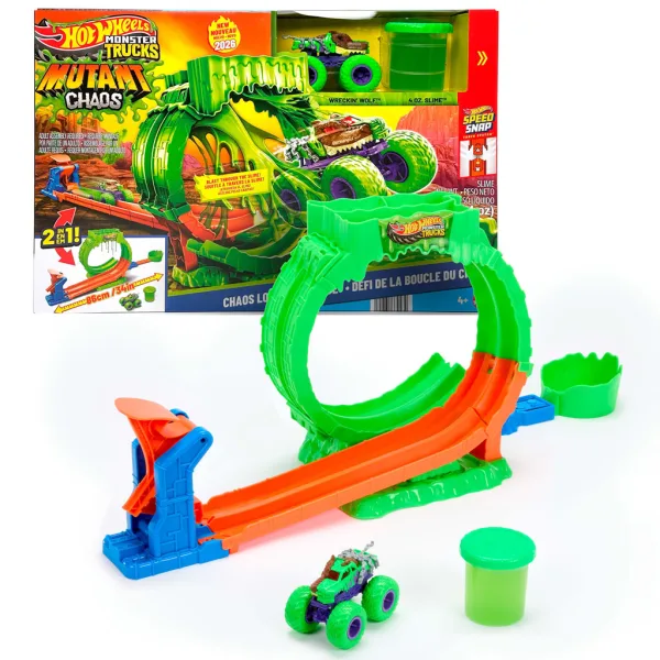 Hot Wheels Monster Trucks Slimehüpfbahn – Mattel Bild 2