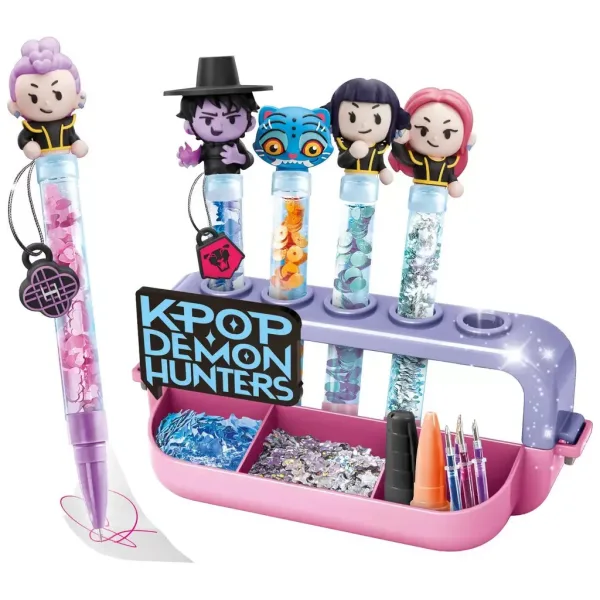 Idee! K-Pop Dämonenjäger: Kreatives Stiftset-Studio mit 5 Stiften – Clementoni Bild 2
