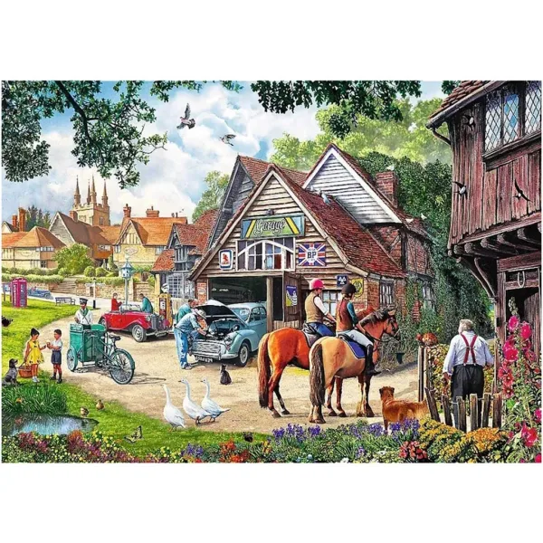Idyllisches Leben 2x500 Teile Puzzle - Trefl Bild 2