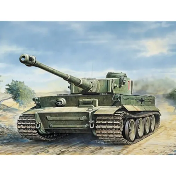 Italeri: 1/35 Pz.Kpfw. VI Tiger-Panzer-Modellbausatz Bild 7