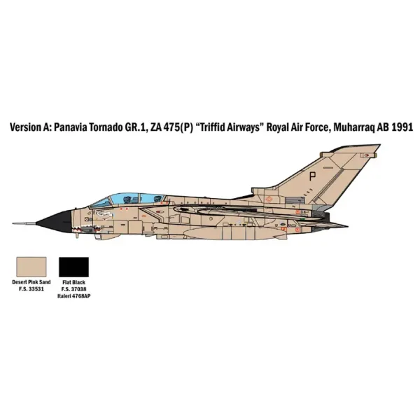 Italeri 1/48 Tornado GR.1/IDS Flugzeugmodellbausatz Bild 3