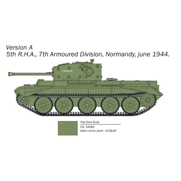 Italeri 1/56 Cromwell Mk. IV Panzerbausatz Bild 3