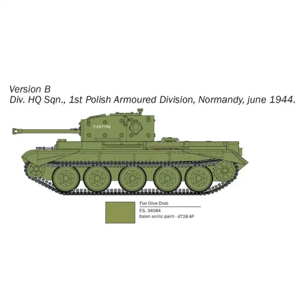 Italeri 1/56 Cromwell Mk. IV Panzerbausatz Bild 4