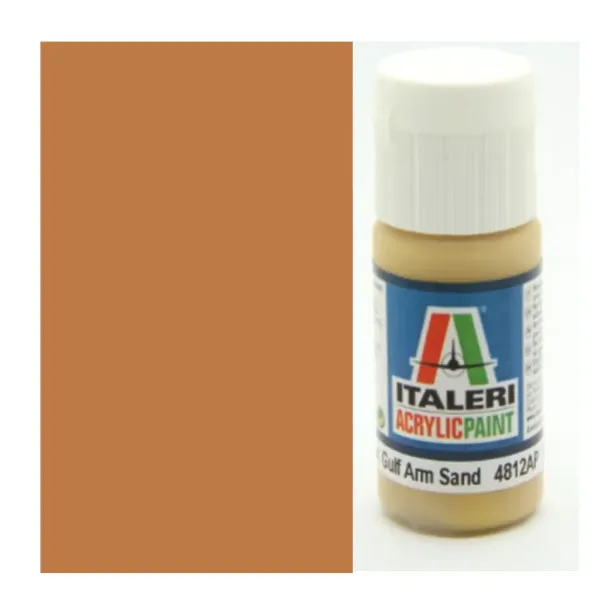 Italeri Flat US Army/Mar.Gulf Armor Sand (4812AP) - Matt US Army/Mar.Gulf Panzer Wüstensand Modellbaufarbe 20ml Bild 1