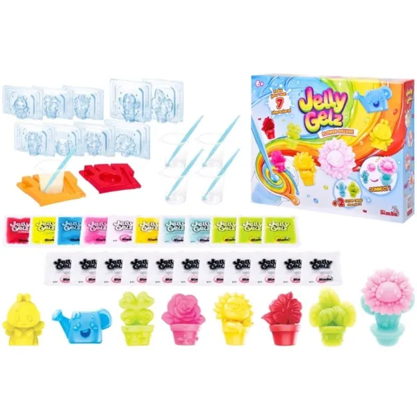 Jelly Gelz Flower Deluxe blumige Gelfigurenset - Simba Toys Bild 2