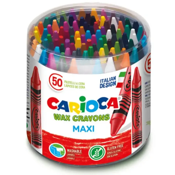 Jumbo Wachsmalstift-Set 50 Stück - Carioca Bild 2