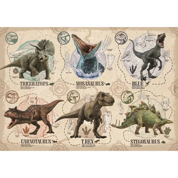 Jurassic World 104-teiliges Super Color Puzzle - Clementoni Bild 2