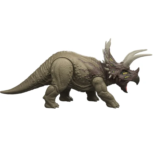 Jurassic World: Triceratops Angreif-Dino mit Sound und Licht – Mattel Bild 2