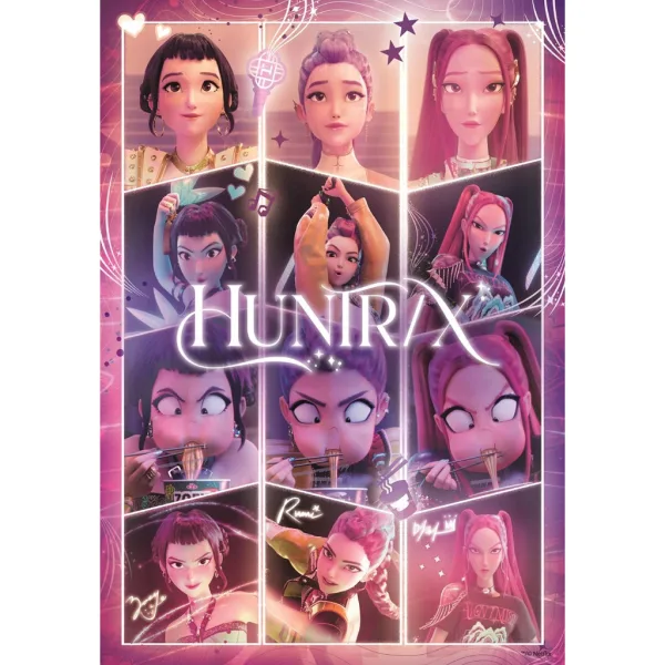 K-Pop Dämonenjäger Huntrix SuperColor Puzzle 104 Teile – Clementoni Bild 2
