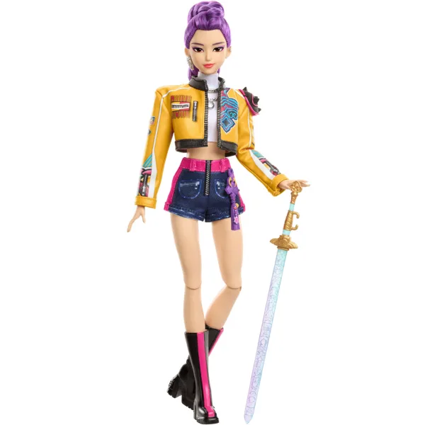 K-Pop Dämonjäger: Rumi Modepuppe mit Schwert – Mattel Bild 6