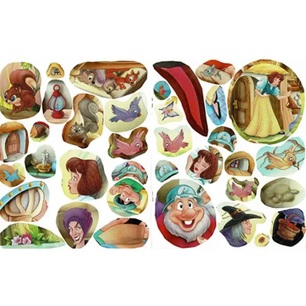 Klebe Prinzessinnen! - Schneewittchen Stickerheft Bild 3