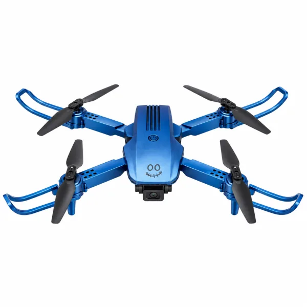 KOO: Kotaro 079 blaue faltbare Fernbedienungsdrohne mit Doppelkamera und LED-Beleuchtung Bild 2