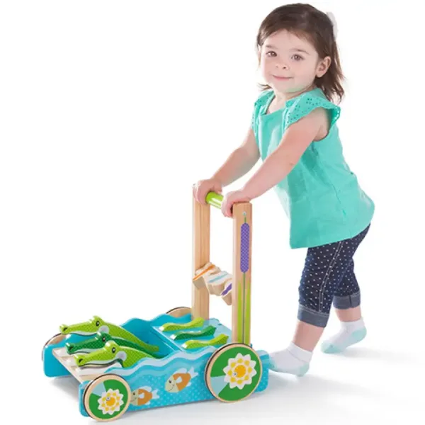 Kroko-Klick-Klack-Schiebespiel aus Holz - Melissa & Doug Bild 3