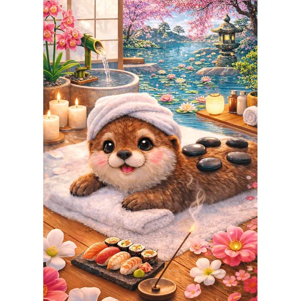 Lächelnder Otter 500 Teile Premium Plus Qualität Puzzle - Trefl Bild 2