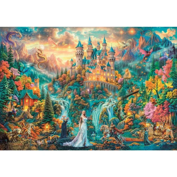 Legenden des verborgenen magischen Reichs 2000 Teile Puzzle – Clementoni Bild 2