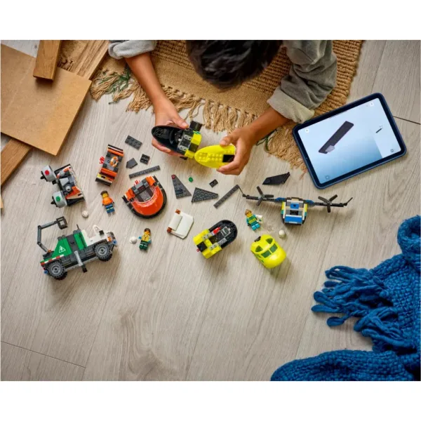 LEGO® City: Flugzeug, Hubarbeitsbühne und Luftkissenfahrzeug Remix (60505) Bild 5