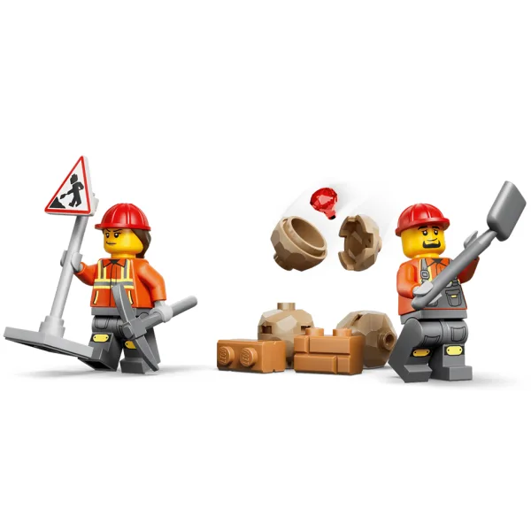 LEGO® City: Gelber Grabenbagger (60480) Bild 4