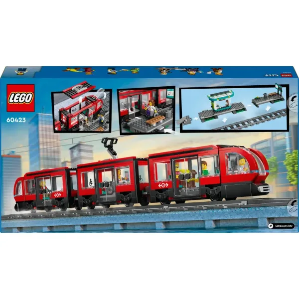 LEGO® City: Straßenbahn und Haltestelle in der Innenstadt (60423) Bild 8