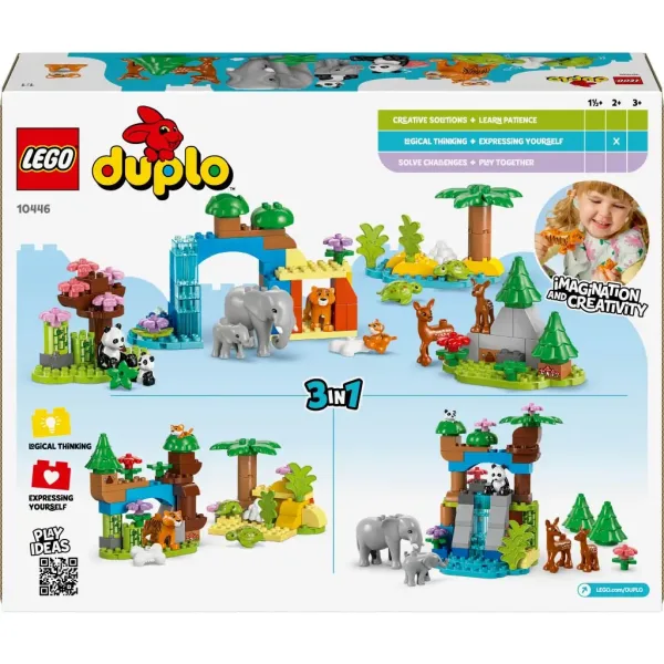 LEGO® DUPLO®: 3 in 1 Tierfamilien in der Wildnis (10446) Bild 2
