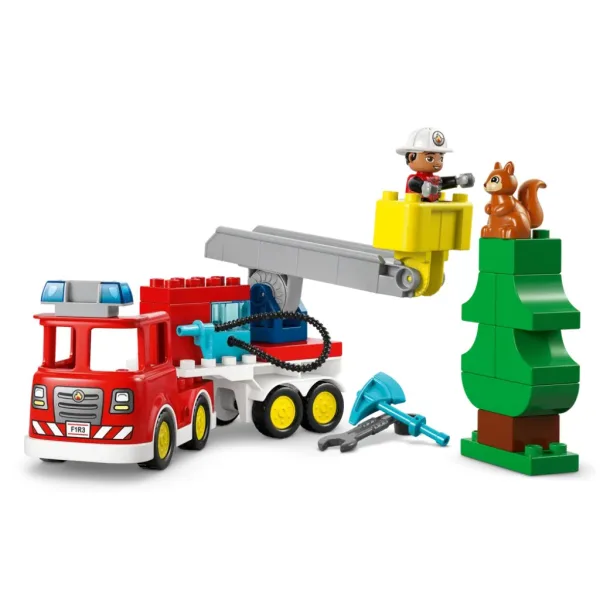 LEGO® DUPLO®: Feuerwehrwagen mit Schlauch und Feuerwehrmann (10473) Bild 3