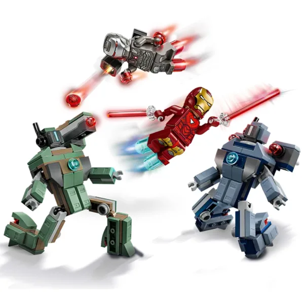 LEGO® Marvel: Iron Man und War Machine gegen die Hammer-Drohnen (76320) Bild 3