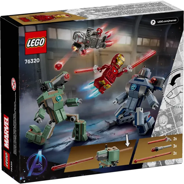 LEGO® Marvel: Iron Man und War Machine gegen die Hammer-Drohnen (76320) Bild 7