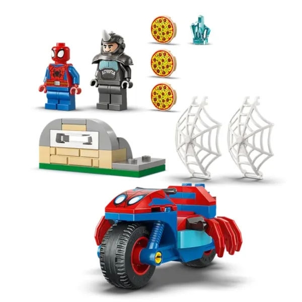 LEGO® Marvel: Motorradfahrer Spider-Man gegen Rhino (11206) Bild 3