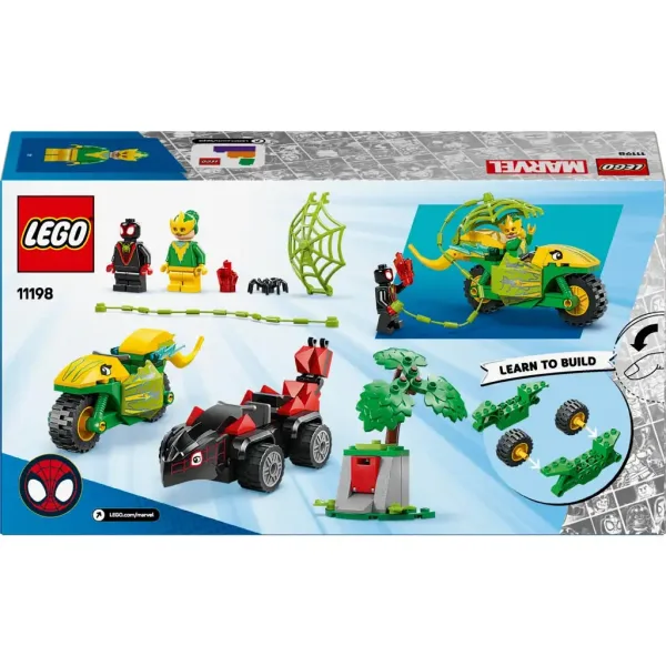 LEGO® Marvel: Spin und Electro - Verfolgung im Dinosaurierfahrzeug (11198) Bild 2
