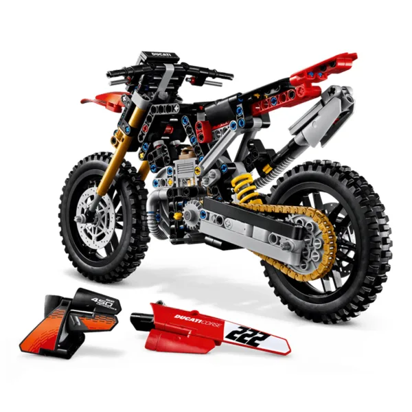 LEGO® Technic: Ducati Desmo450 MX Factory Motorrad (42238) Bild 5