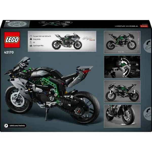 LEGO® Technic: Kawasaki Ninja H2R Motorrad (42170) Bild 2
