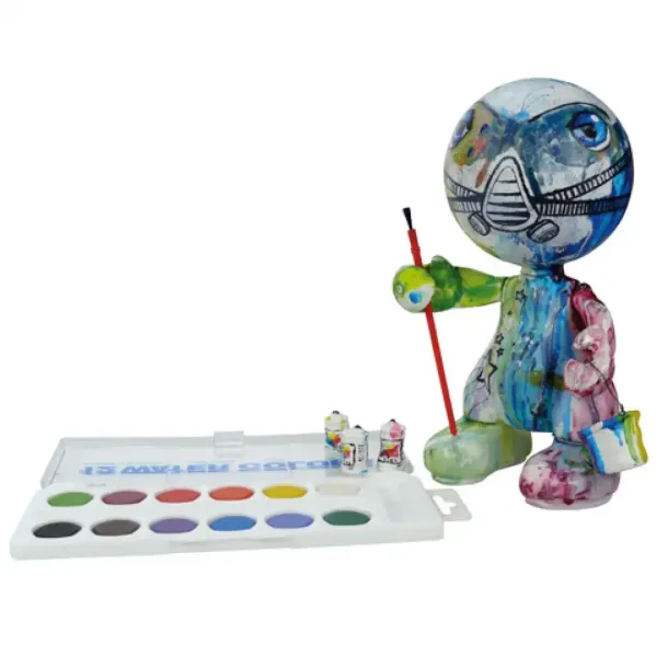 LENA: Empy ausmalbare sitzende Jungenfigur 18cm Bild 2