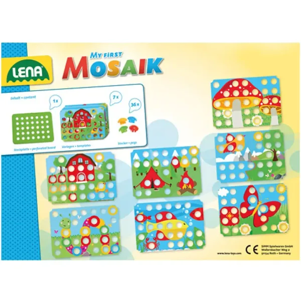 LENA: Mosaik Erste Pünktchen Spielset - Natur Bild 3