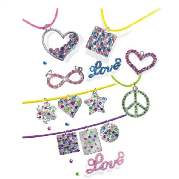 LENA: Schmuckset mit Metallanhängern und Kristallen Bild 2