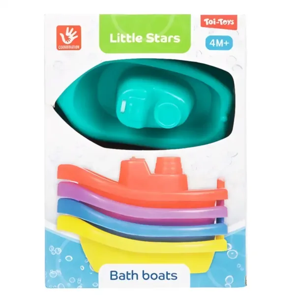 Little Stars: 5-teiliges Schiffs-Badespielzeug Bild 2