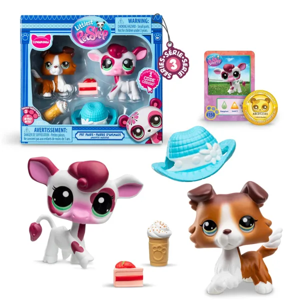 Littlest Pet Shop: Doppelpack Haustierfiguren S3, verschiedene Varianten, 1 Stück Bild 2