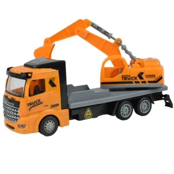 LKW-Fahrer: Schwungrad-Baustellen-LKW 3er-Set 19cm Bild 4