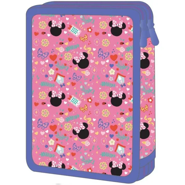 Luna: Minnie Maus 2-stöckiges gefülltes Federmäppchen Bild 2