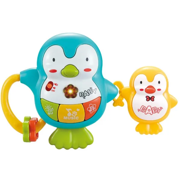 Luna: BebePal interaktives Musik-Pinguin-Spielzeug mit Licht und Sound Bild 2