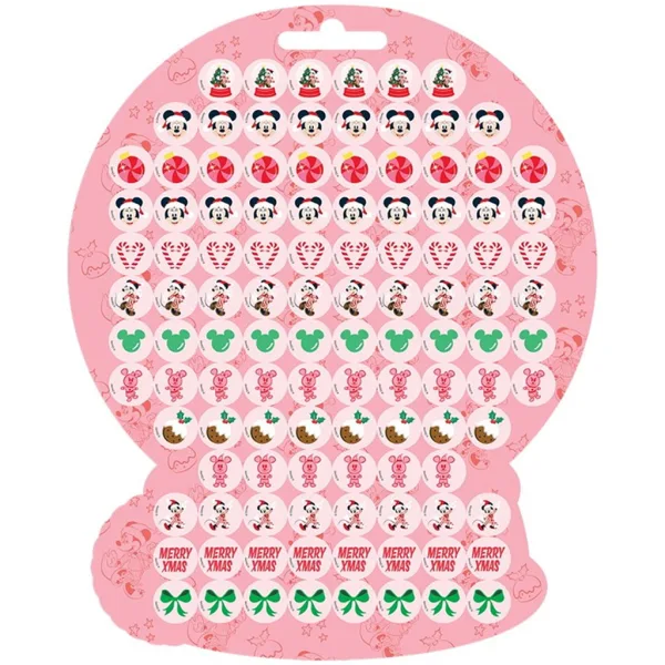 Luna: Disney Minnie Maus Weihnachts-Sticker-Set 300 Stück Bild 4